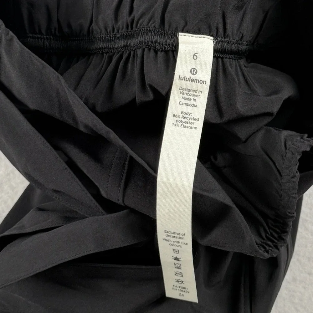 Lululemon Women's Noir Pants Black Sz 6